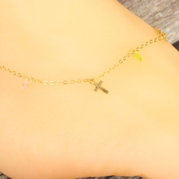 "Elegant Handmade Anklet – Delicate Jewelry for Women, MAR092081 - Picture 2 of 10